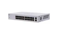CBS110-24PP - Cisco Business 110 Series 24 x Ports 10/100/1000Base-T + 2 x Gigabit SFP combo Layer 2 Unmanaged Gigabit Ethernet Switch