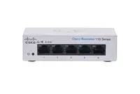 CBS110-5T-D - Cisco Business 110 Series 5 x Ports 10/100/1000Base-T Unmanaged Rack-Mountable Gigabit Ethernet Switch