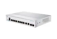 CBS250-8T-E-2G - Cisco Business 250 Series CBS250-8T 10 x Ports + 8 x Ports 10/100/1000 + 2 x Ports Combo SFP Rack-Mountable Layer 3 Managed Gigabit Ethernet Network Switch