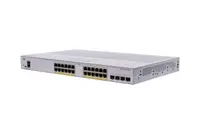 CBS350-24P-4G - Cisco Business 350 Series CBS350-24P-4G 24 x Ports 10/100/1000Base-T PoE+ + 4 x Ports Gigabit SFP Rack-Mountable Layer 3 Managed Gigabit Ethernet Network Switch