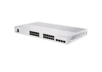 CBS350-24T-4G - Cisco Business 350 Series CBS350-24T-4G 24 x Ports 10/100/1000Base-T + 4 x Ports Gigabit SFP Rack-Mountable Layer 2 and 3 Managed Gigabit Ethernet Network Switch