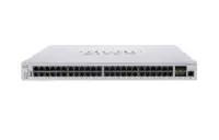 CBS350-48T-4G - Cisco Business 350 Series CBS350-48T-4G 48 x Ports 10/100/1000Base-T + 4 x Ports Gigabit SFP Rack-Mountable Layer 3 Managed Gigabit Ethernet Network Switch