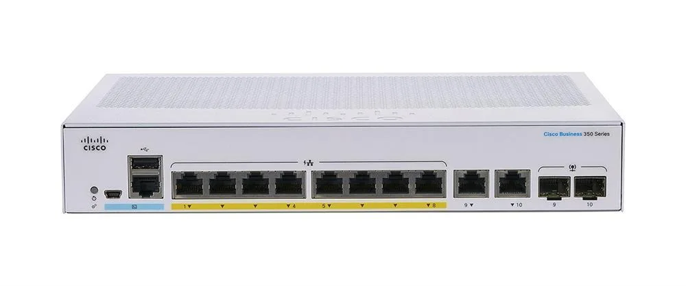 CBS350-8T-E-2G-NA - Cisco Network Switch