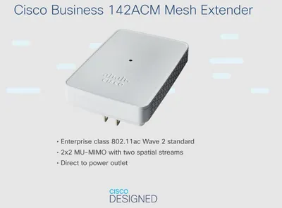 CBW142ACM-E-UK - Cisco Business 100 Series Mesh Extender