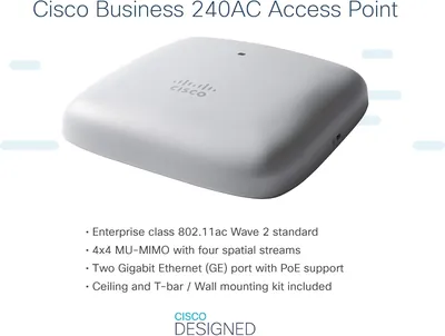 CBW240AC-E - Cisco Business 240AC Access Point
