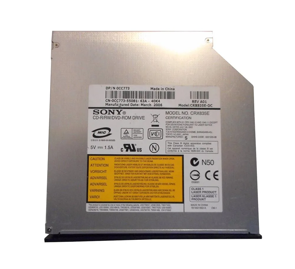 CC773 - Dell 24X CD-RW DVD Combo Drive