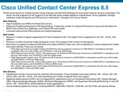 CCX-85-BDL-UPG - Cisco Unified Contact Center Express v.8.5 Upgrade License 1 Additional License
