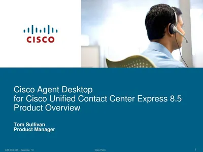 CCX41-85U-S-P-S1 - Cisco Unified Contact Center Express v.8.5 PREMIUM Product Upgrade License 1 Seat