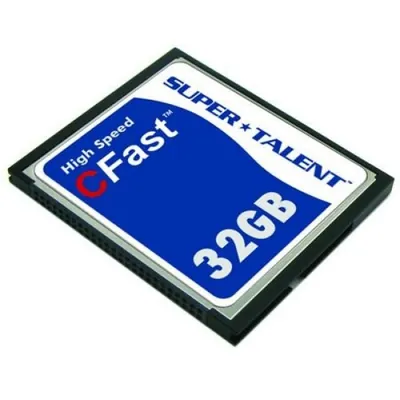 CFAST32GM - Super Talent CFast 32GB MLC Compact Flash (CF) Memory Card