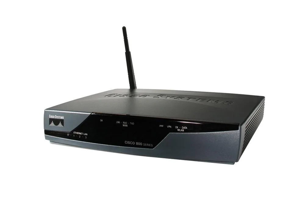 CISCO857W-G-EK9-RF - Cisco 857 ADSL Wireless Router 4 x 10/100Base-TX LAN 1 x ADSL WAN