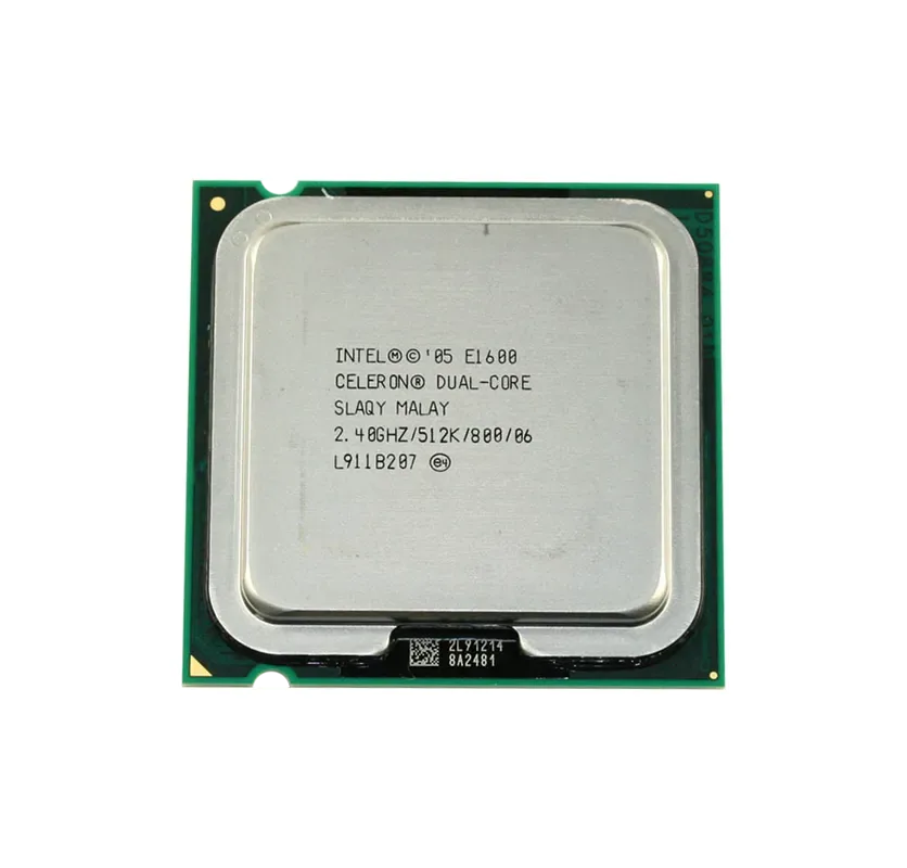 CM806230104695 - Intel Celeron E1600 2-Core 2.40GHz 800MHz FSB 512KB L2 Cache Socket LGA775 Processor