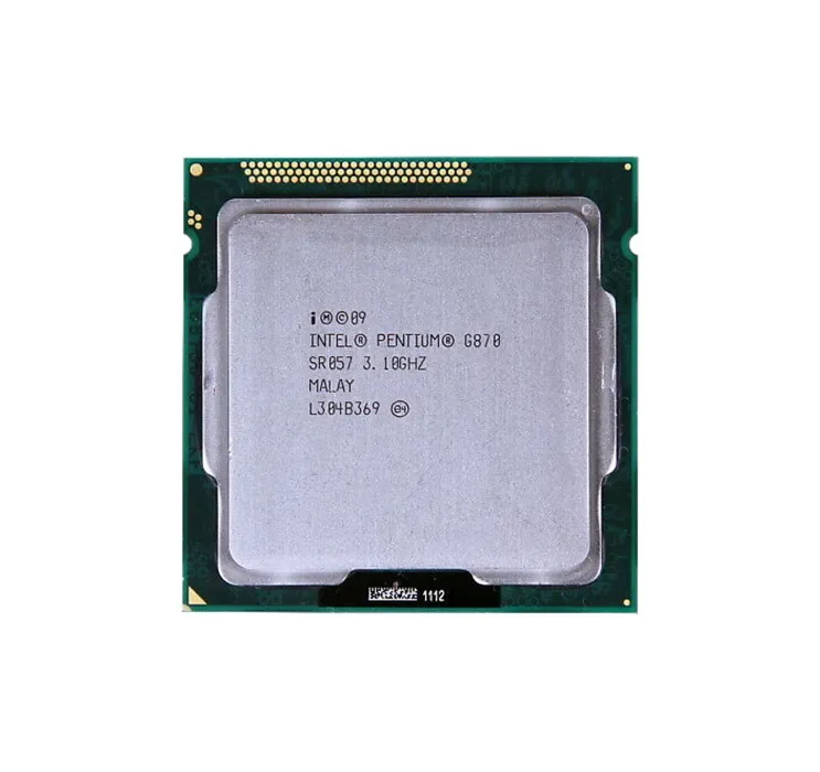 CM8062307260115 - Intel Pentium G870 Dual Core 3.10GHz 5.00GT / s DMI 3MB L3 Cache Socket FCLGA1155 Processor