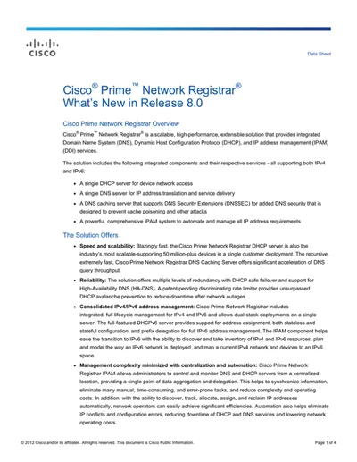 CNR-UPG-ADD500 - Cisco Network Registrar Version Upgrade License 500 Node PC