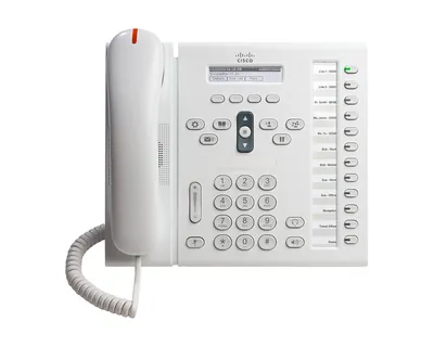 Cisco Unified IP Phone 6941 Slimline VoIP Phone SCCP White