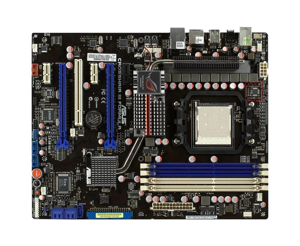 CROSSHAIRIIIFORMULA - ASUS Republic of Gamers Crosshair III Formula Desktop Board AMD 790FX HyperTransport Technology AM3 16GB DDR3-1333/PC3-10600, DDR3-1066/PC3-8500 CrossFireX ATX
