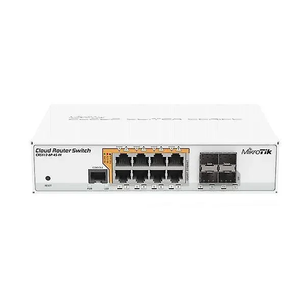 Mikrotik CRS112-8P-4S-IN POE-out and with RouterOS L5