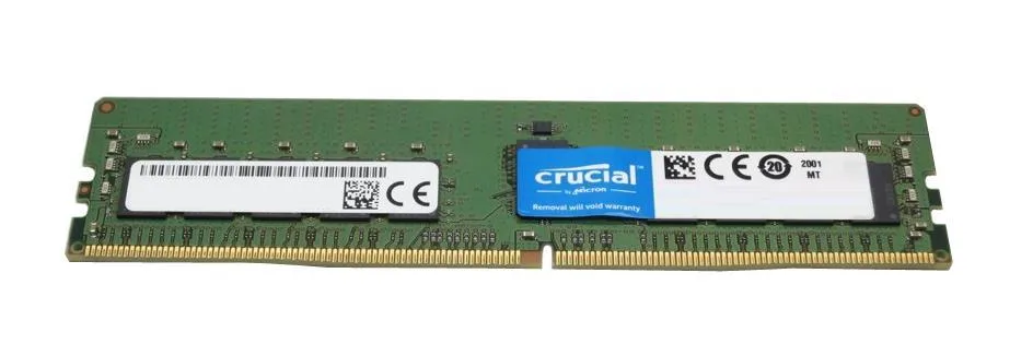 CT16G4RFS432A-3G2J3 - Crucial 16GB PC4-25600 DDR4-3200 MHz ECC Registered CL22 288-Pin DIMM 1.2V Single Rank x4 Memory Module