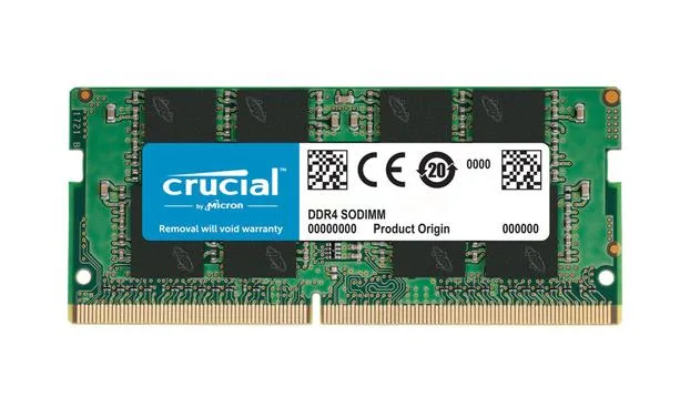 CT16G4SFRA32A - Crucial 16GBDDR4-3200MHz PC4-25600non-ECC Unbuffered CL22 260-Pin SoDimm 1.2V Dual Rank Memory Module
