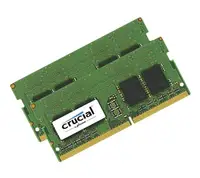 CT2K8G4SFD824A - Crucial 16GB Kit (2 X 8GB) DDR4-2400MHz PC4-19200 non-ECC Unbuffered CL17 260-Pin SoDimm Dual Rank Memory