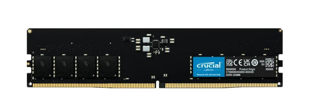 CT32G48C40U5 - Crucial 32GB DDR5 4800 MHz UDIMM Memory Module