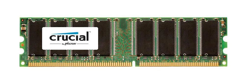 CT424025 - Crucial 1GB DDR-333 MHz PC2700 non-ECC Unbuffered CL2.5 184-Pin DIMM Memory Module upgrade for Giga-Byte GA-7N400S-L