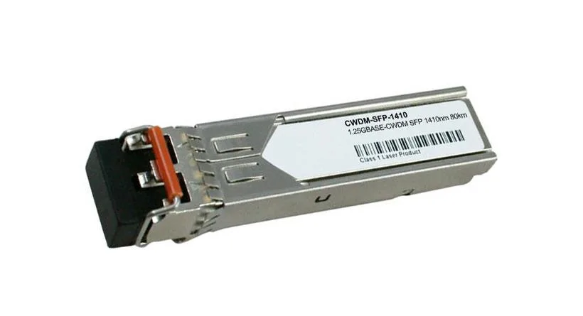 CWDM-SFP-1410 - Cisco 1Gbps 1000Base-CWDM Single-mode Fiber 80km 1410nm Duplex LC Connector SFP Transceiver Module