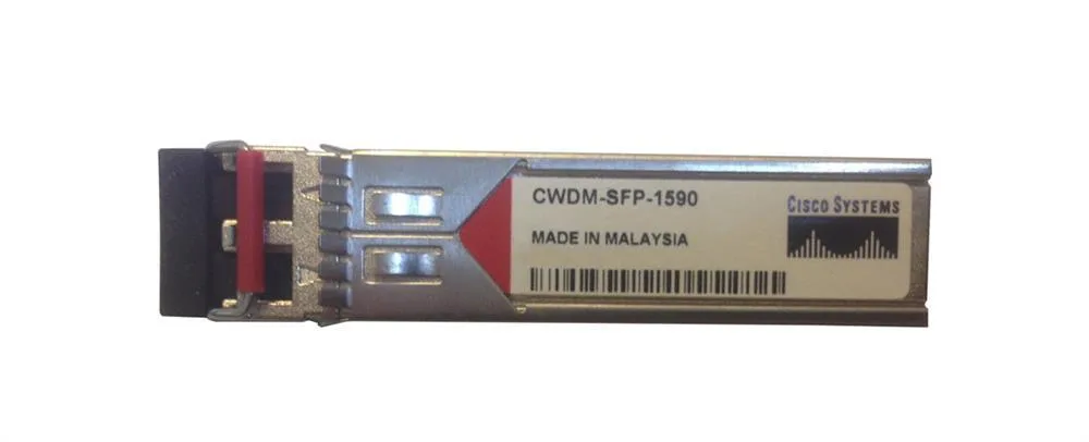 Cisco CWDM-SFP-1590/NS 1Gbps 1000Base-CWDM Fibre Channel Single-mode Fiber 80km 1590nm Duplex LC Connector SFP Transceiver Module