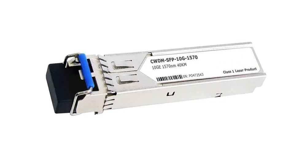 CWDM-SFP10G-1570 - Cisco 10Gbps 10GBase-CWDM Single-mode Fiber 40km 1570nm Duplex LC Connector SFP+ Transceiver Module