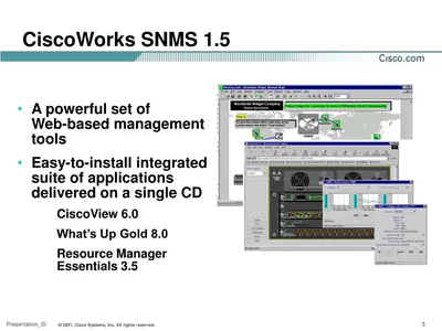CWSNM-MAR05-MR-K9 - Cisco CiscoWorks Small Network Management Solution v.1.5.1 Upgrade License 1 Server(s) Standard Version Upgrade License PC