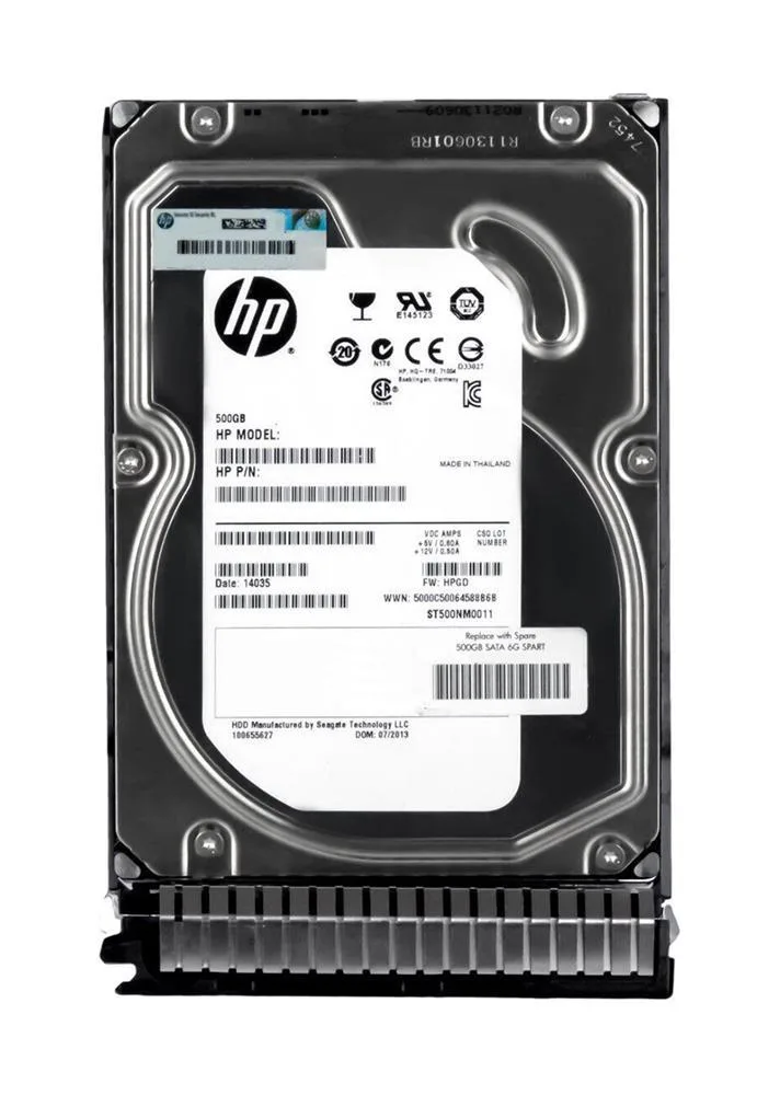D0R31AV - HP 500GB SATA 6Gb/s 7200RPM 2.5-inch Hard Drive