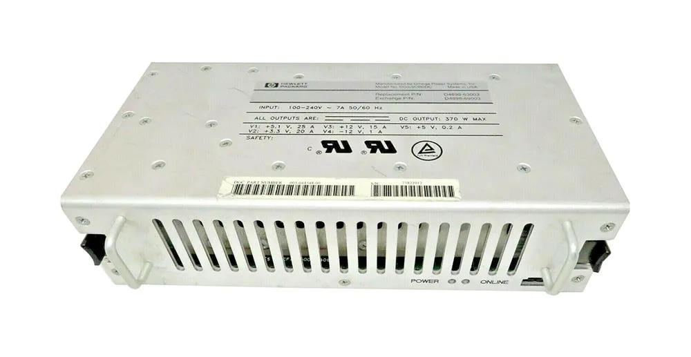 D4898-69003 - HP 90-264V Autoranging Hot Pluggable Power Supply