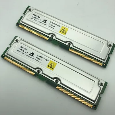 D9520A - HP 512MB Kit (2 X 256MB) RDRAM-800MHz PC800 ECC 184-Pin RIMM Rambus Memory
