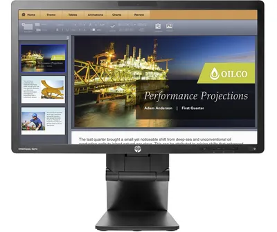 HP D9E49AA#ABA EliteDisplay E221c 21.5-inch 1920 x 1080 TFT Active Matrix DVI-D / DisplayPort / USB 2.0 / VGA /Audio line-out LED Monitor