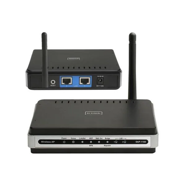 D-Link DAP-1160/E DAP-1160 Wireless G Access Point IEEE 802.11b/g 54Mbps 2 x 10/100Base-TX