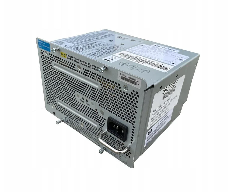 HPE DCJ16002-03P A ProCurve 1500-Watts PoE+ 110-220V AC Redundant Power Supply for ProCurve ZL Series Switch