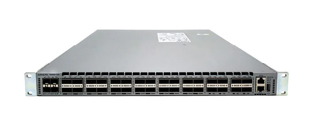 DCS-7050QX-32S-R - Arista 7050QX-32 32-Port 32x 40Gb QSFP+ Gigabit Ethernet Rack-Mountable Managed Switch