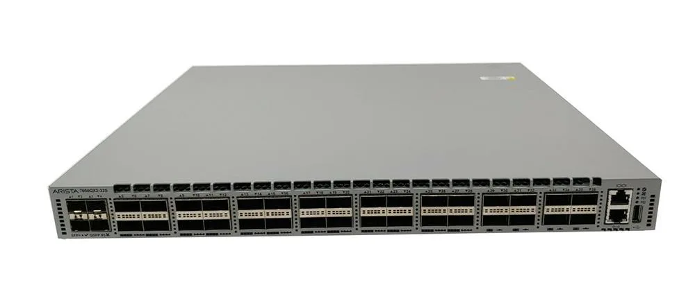Arista DCS-7050QX2-32S-F 7050X Series 7050QX2-32S 32 x Ports 40GBase-X + 4 x Ports SFP+ Front-to-Rear Airflow + Dual 500-Watts AC Power Supplies Layer 3 Managed 1U Rack-Mountable Gigabit Ethernet Netw