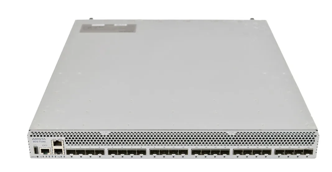 Arista DCS-7124S-F DCS-7124S 24x Ports 10GbE SFP+ Layer 4 Managed Rear-to-Front Airflow 1U Rack-Mountable Gigabit Ethernet Network Switch