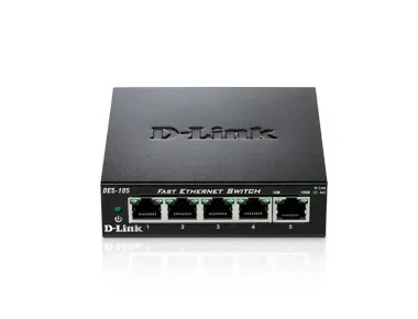 DES-105 - D-Link 5-Port 10/100Base-TX Fast Ethernet Switch