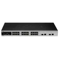 DES-3526 - D-Link 24-Port 10/100Mbps Stackable Layer 2 Managed Switch with 2 Gigabit Combo Base-T/ SFP Ports
