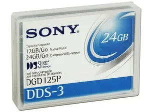 Sony DGD125P//AWW DDS -3 Tape Cartridge - DAT DDS-3 - 12GB (Native) / 24GB (Compressed)
