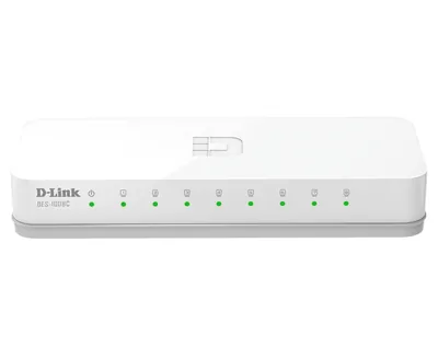 D-Link DGS-1008P/B 8-Port 4 4 x 10/ 100/ 1000Base-T 10/ 100/ 1000Base-T Power Over Ethernet Switch
