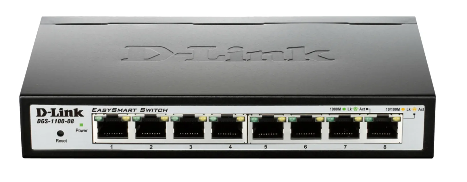 DGS-1100-08 - D-Link 8-Port Gigabit Smart Managed Switch