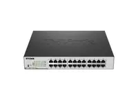 DGS-1100-24P - D-Link 12-Ports 10/100/1000Mbps PoE + 12-Ports 10/100/1000Mbps Stackable Ethernet Switch