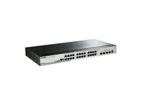DGS-1510-28X - D-Link 28-Port 10/100/1000Base-T Layer-3 Managed Stackable Gigabit Ethernet Switch with 4 10-Gigabit SFP+ Ports Rack-Mountable