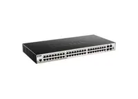 DGS-1510-52X - D-Link 44.2W 48-Port 10/100/1000Base-T Layer-3 Managed Gigabit Ethernet Switch with 4 10-Gigabit SFP+ Ports Rack-Mountable