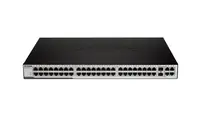 DGS-3420-52P - D-Link 81W 48-Port 176Gbps 10/100/1000Base-T Managed Stackable Gigabit Ethernet Switch with 4 10-Gigabit SFP+ Ports Rack Mountable
