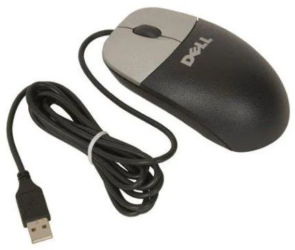 DJ301 - Dell 3-Button Scroll USB Optical Mouse