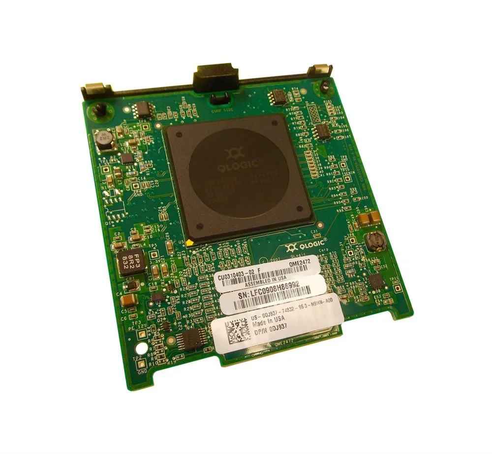 DJ937 - Dell 2-Port 4GB/s Fibre Channel PCI-Express x 4 Host Bus Adapter