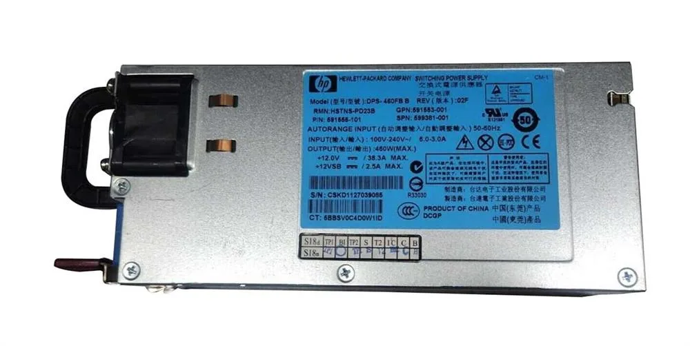 Delta DPS-460FB B 460-Watts Hot-pluggable Power Supply for ProLiant DL160 G6 / DL180